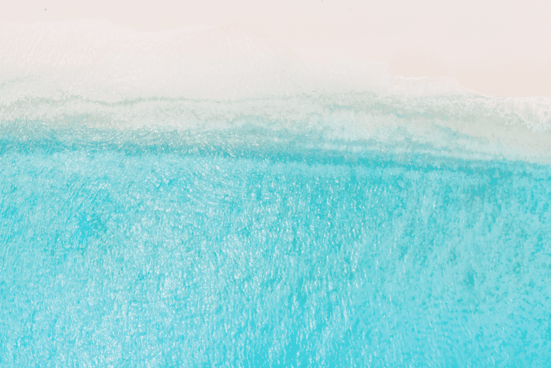 The blue Caribbean sea off Curaçao